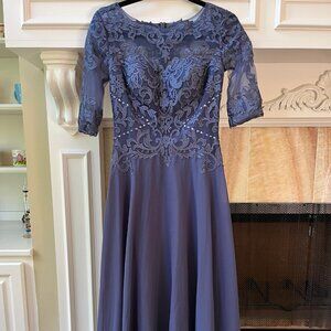 Mother of the Bride Dress, Size 4, Color Stormy, NEW